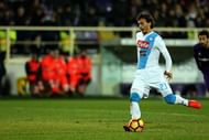 FLORENCE, ITALY - DECEMBER 22: Manolo Gabbiadini of SSC Napoli scores a goal during the Serie A match between ACF Fiorentina and SSC Napoli at Stadio Artemio Franchi on December 22, 2016 in Florence, Italy.  (Photo by Gabriele Maltinti/Getty Images)
